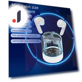 Colorful Breathable Light Transparent TWS Bluetooth Headset — Audio Gear, Junmaocun