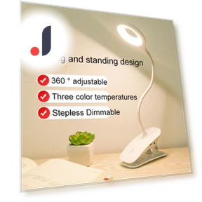 Fashionable LED Desk Lamp with Clip — Study & Desk Lighting, Lighting Life Hub