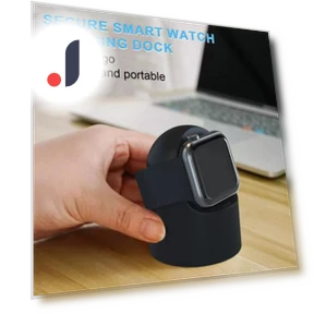 Flexible Silicone Charging Stand for Smartwatches — Smartwatch Charging Solutions, NOHM