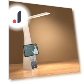 LED Desk Lamp with Alarm Clock — Alarm, SKIYER-2