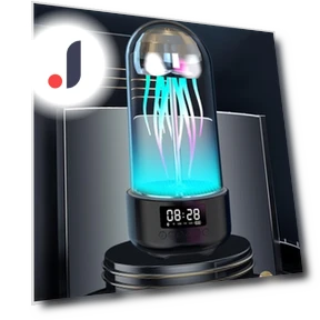 Mini Portable Speaker with Colorful Lamp — Portable Audio, Cosy Homes