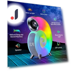 Multifunctional Atmospheric Lamp with Bluetooth Speaker — Alarms & Clocks, SDS003