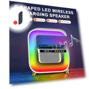 Multifunctional G-Shaped Bluetooth Speaker with Wireless Charging — Portable Audio, Smart IT