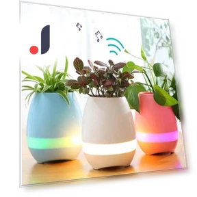 Musical Speaker in Flower Pot — Portable Audio, Cosy Homes