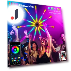 Remote Controlled Fireworks LED RGB Strip Smart Dance Lights — LED Strips, A-Convey lighting