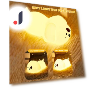 Silicone Night Light with Auto-Off Timer — Night Lights, Pleasure Holiday