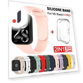 Silicone Strap with Protective Case — Fitness Bands, MY-CASE