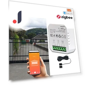 Smart Garage Door Opener — Remote Controls, White Dream