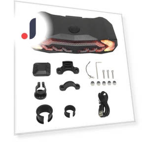 Smart Rear Bike Light with Turn Signals — Bike Headlights, TaoPo Directs