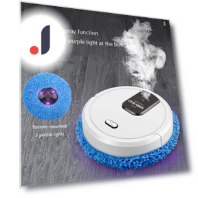 Smart Sweeping Robot with Humidification — Smart Cleaning Robots, The Sole Spot