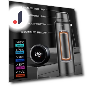 Smart Thermos Bottle — Travel Drinkware, Cosy Homes