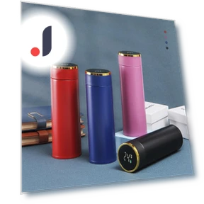 Smart Vacuum Stainless Steel Flask with Temperature Display — Flasks, Binchi Outdoor Equipment