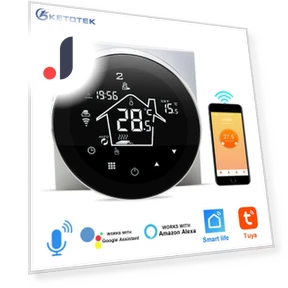 Smart Wi-Fi Thermostat with Touch Screen — Home Climate Control, Ketotek