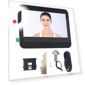 Smart Wireless Doorbell with Peephole Camera — Smart Home Security, DaiXiao-N11