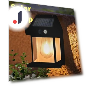 Solar Wall Light — Garden Illumination, paweinuo 03