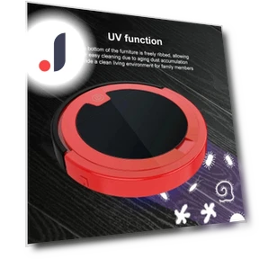 Ultraviolet Sweeping Robot — Smart Cleaning Robots, Trendy Accessorie