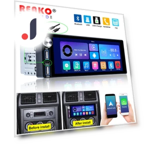 Universal 6.9-inch Car Radio with Carplay — Stereo Receivers, Reakosound