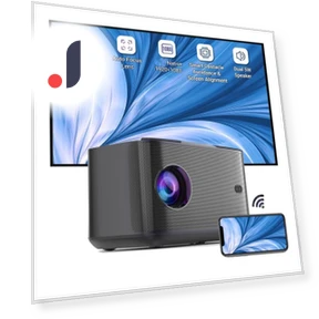 Upgraded A6 Dustproof 1920x1080 WIFI Smart Bluetooth Android 9.0 1080p Full HD Home Theater Video Projector — Home Theater Projectors, Vivicine