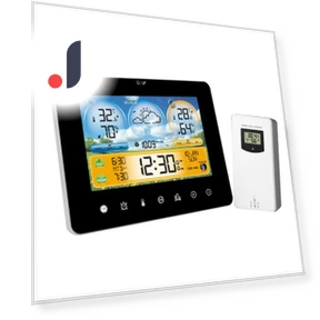 Weather Station with Remote Sensors and Touch Color Screen — Barometers, TOMTOP JMS