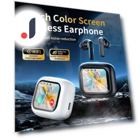 Wireless Headphones with Touch Screen — Over-Ear Headphones, USAMS Global