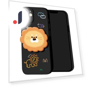 Cute Lion Character Smart Speech Case Set — Gadget Essentials, Board M Factory