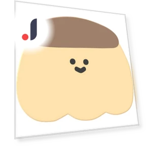 Cute Soft Pudding Acrylic Smart Talk — Doll Crafting, Board M Factory
