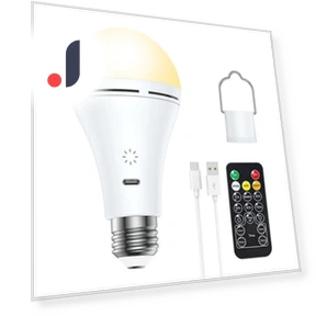 Rechargeable USB-C Light Bulb with Remote Control — LED, liuxinyu