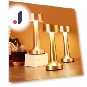 Retro LED Rechargeable Touch Metal Desk Lamp — Desk, Binchi Lighting Appliances