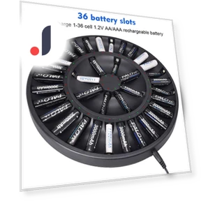 Smart LED Indicator Charger for AA/AAA Batteries — Batteries, PALO