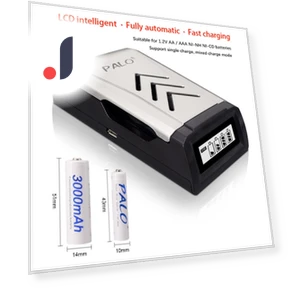 Smart USB Charger for AA AAA Batteries — Chargers, PALO