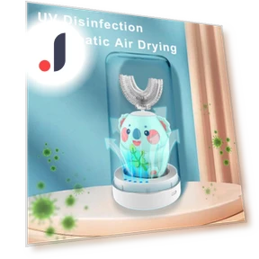 U-Shaped Kids Electric Toothbrush with Cartoon Characters — Kids' Electric Toothbrushes, Cosy Homes