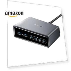 200W 6-Port GaN Charging Station — Chargers, Anker