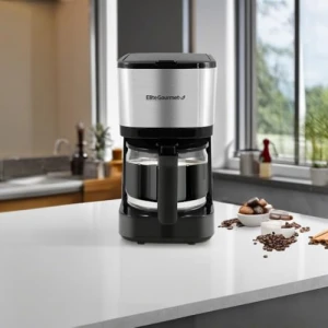 Automatic 5-Cup Brew & Drip Coffee Maker — Coffee Maker, Elite Gourmet