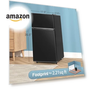Double Door Refrigerator with Freezer — Mini Fridges, Tehanld