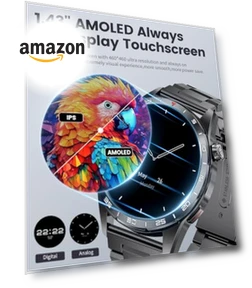 Military Smart Watch with AMOLED Display — Smartwatches, LIGE
