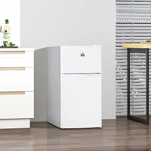 Mini Fridge with Freezer, HOMCOM