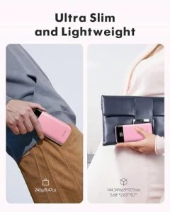 Portable Charger with Built-in Cables — Power Bank, Charmast