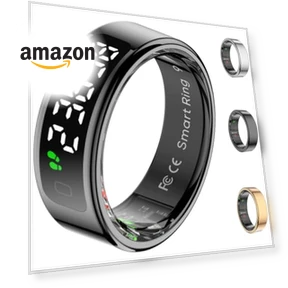 Smart Fitness Ring with Display — Wearable Accessories, Emerhome