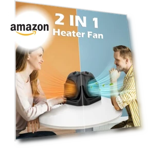 2 in 1 Heater Fan Combo — Home Cooling Solutions, LifePlus