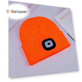 Beanie with Built-in LED Light — Reflective Gear