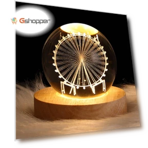 Glowing Crystal Ball Night Light — Night Lights