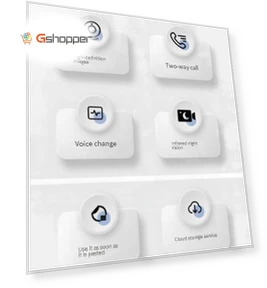 HD Night Vision Intelligent Visual Doorbell — Smart Home Security, Tuya