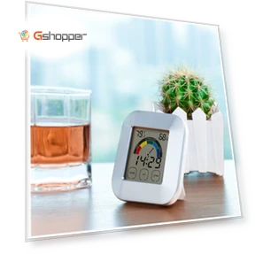Indoor Thermometer Humidity Monitor — Home Climate Control