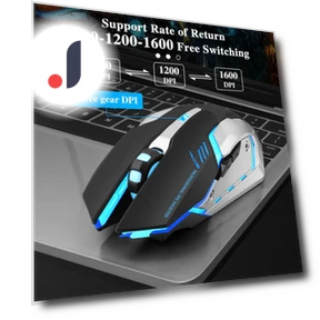 Rechargeable Wireless Gaming Mouse — Mouse Pads, Essager Electronic