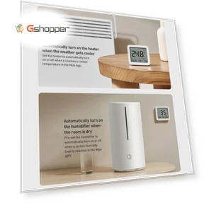 Smart Bluetooth Digital Thermometer Hygrometer — Home Climate Control, Xiaomi