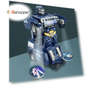 Transforming Robot Model Toy Car — Interactive Figures & Robots