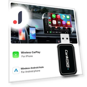 2-in-1 Wireless CarPlay & Android Auto Adapter — Phone Accessories, Meiteai-All