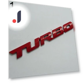 3D Alloy Turbo Car Motorcycle Emblem Sticker — Car Stickers & Decals, Chemey