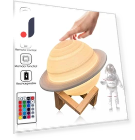 3D Print Saturn Night Light — Lamps & Shades, Perphin Direct