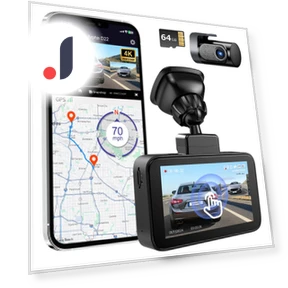 4K Dual Camera Car Dash Cam — Dashboard Cameras, Arpha